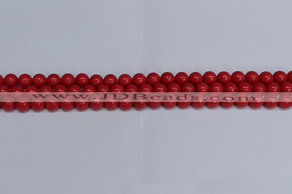 CMJ108 15.5 inches 8mm round Mashan jade beads wholesale