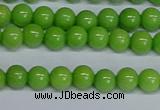 CMJ114 15.5 inches 6mm round Mashan jade beads wholesale