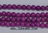 CMJ162 15.5 inches 4mm round Mashan jade beads wholesale