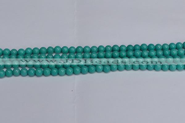 CMJ191 15.5 inches 6mm round Mashan jade beads wholesale