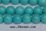 CMJ193 15.5 inches 10mm round Mashan jade beads wholesale