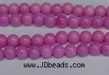 CMJ204 15.5 inches 4mm round Mashan jade beads wholesale