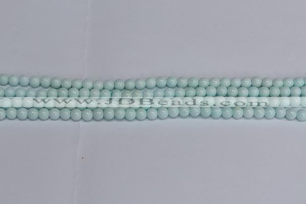 CMJ212 15.5 inches 6mm round Mashan jade beads wholesale