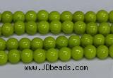 CMJ218 15.5 inches 4mm round Mashan jade beads wholesale