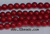 CMJ22 15.5 inches 4mm round Mashan jade beads wholesale