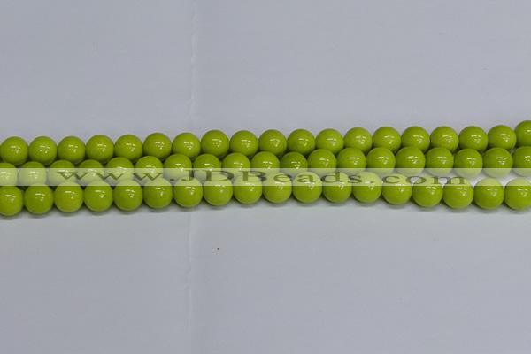 CMJ221 15.5 inches 10mm round Mashan jade beads wholesale