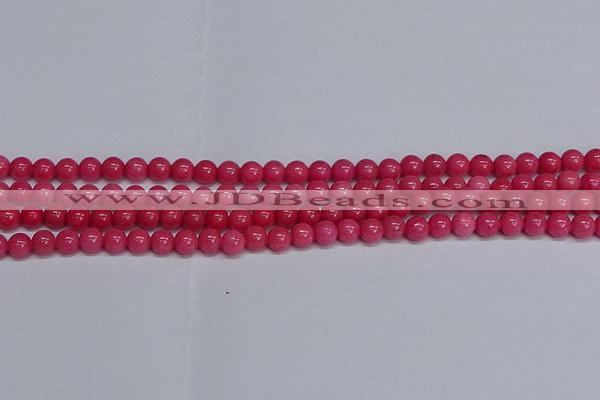 CMJ233 15.5 inches 6mm round Mashan jade beads wholesale