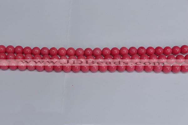 CMJ234 15.5 inches 8mm round Mashan jade beads wholesale