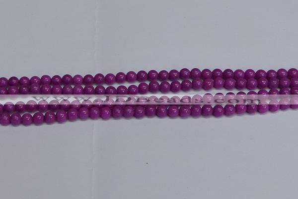 CMJ254 15.5 inches 6mm round Mashan jade beads wholesale