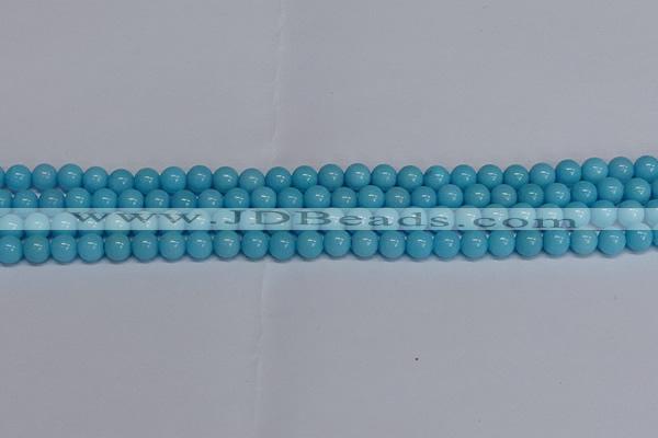 CMJ275 15.5 inches 6mm round Mashan jade beads wholesale