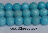 CMJ276 15.5 inches 8mm round Mashan jade beads wholesale