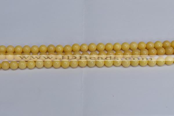 CMJ304 15.5 inches 8mm round Mashan jade beads wholesale