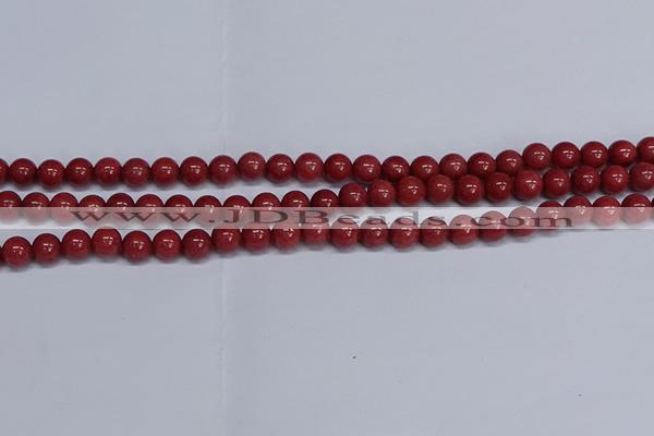 CMJ318 15.5 inches 8mm round Mashan jade beads wholesale