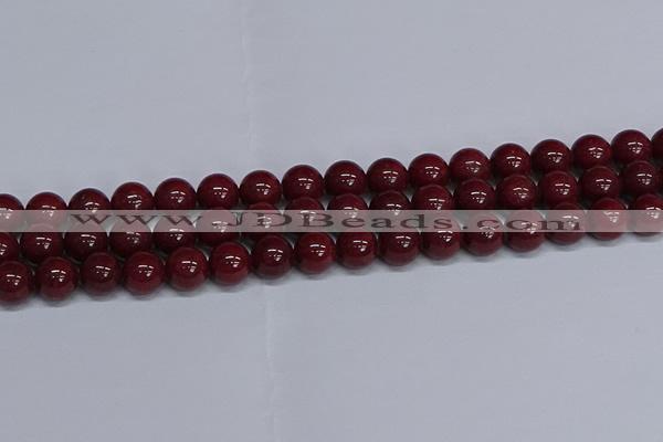 CMJ33 15.5 inches 12mm round Mashan jade beads wholesale