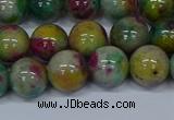 CMJ417 15.5 inches 10mm round rainbow jade beads wholesale