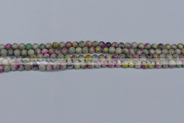 CMJ436 15.5 inches 6mm round rainbow jade beads wholesale