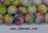 CMJ438 15.5 inches 10mm round rainbow jade beads wholesale