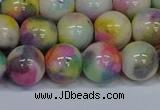 CMJ439 15.5 inches 12mm round rainbow jade beads wholesale