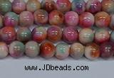 CMJ443 15.5 inches 6mm round rainbow jade beads wholesale