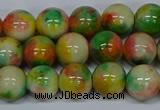 CMJ459 15.5 inches 10mm round rainbow jade beads wholesale