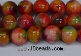 CMJ473 15.5 inches 10mm round rainbow jade beads wholesale