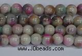 CMJ492 15.5 inches 6mm round rainbow jade beads wholesale