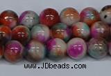 CMJ493 15.5 inches 8mm round rainbow jade beads wholesale