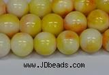 CMJ508 15.5 inches 10mm round rainbow jade beads wholesale