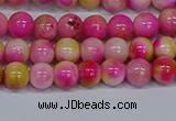 CMJ513 15.5 inches 6mm round rainbow jade beads wholesale