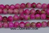 CMJ547 15.5 inches 4mm round rainbow jade beads wholesale