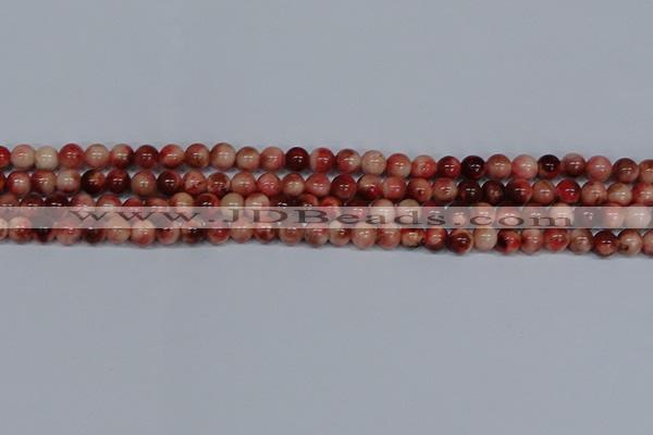 CMJ555 15.5 inches 6mm round rainbow jade beads wholesale