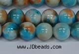 CMJ578 15.5 inches 10mm round rainbow jade beads wholesale