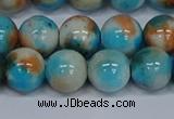 CMJ579 15.5 inches 12mm round rainbow jade beads wholesale