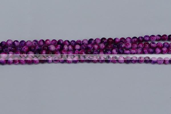 CMJ583 15.5 inches 6mm round rainbow jade beads wholesale