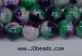 CMJ599 15.5 inches 10mm round rainbow jade beads wholesale