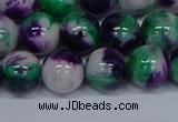 CMJ600 15.5 inches 12mm round rainbow jade beads wholesale