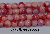 CMJ618 15.5 inches 6mm round rainbow jade beads wholesale