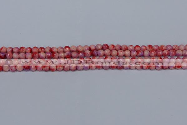 CMJ618 15.5 inches 6mm round rainbow jade beads wholesale