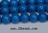 CMJ66 15.5 inches 8mm round Mashan jade beads wholesale