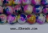 CMJ711 15.5 inches 10mm round rainbow jade beads wholesale