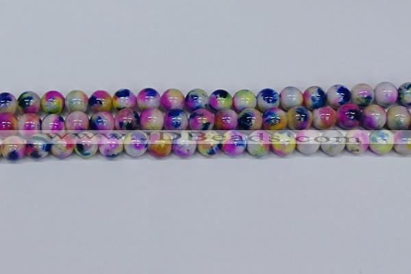 CMJ712 15.5 inches 12mm round rainbow jade beads wholesale