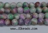 CMJ716 15.5 inches 6mm round rainbow jade beads wholesale