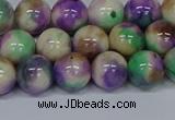 CMJ718 15.5 inches 10mm round rainbow jade beads wholesale