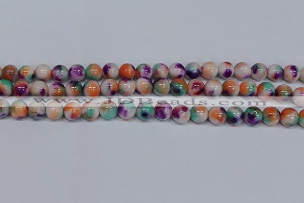 CMJ725 15.5 inches 10mm round rainbow jade beads wholesale