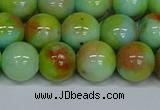 CMJ740 15.5 inches 12mm round rainbow jade beads wholesale