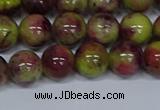 CMJ746 15.5 inches 10mm round rainbow jade beads wholesale