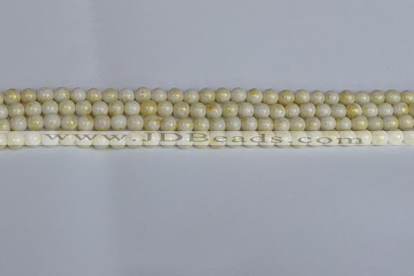 CMJ900 15.5 inches 4mm round Mashan jade beads wholesale