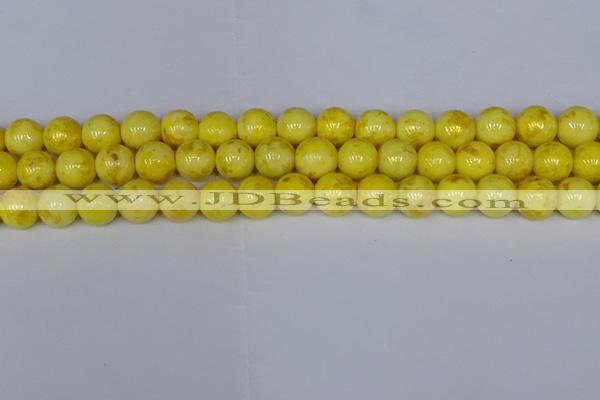 CMJ907 15.5 inches 8mm round Mashan jade beads wholesale