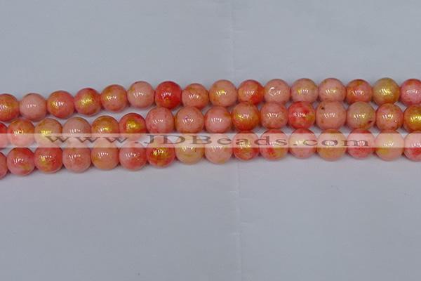 CMJ912 15.5 inches 8mm round Mashan jade beads wholesale