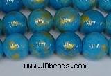 CMJ952 15.5 inches 8mm round Mashan jade beads wholesale